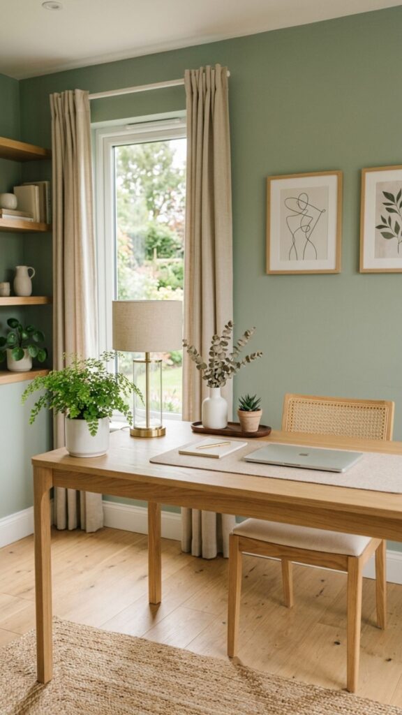 1. Create a Calm Look With Sage Green