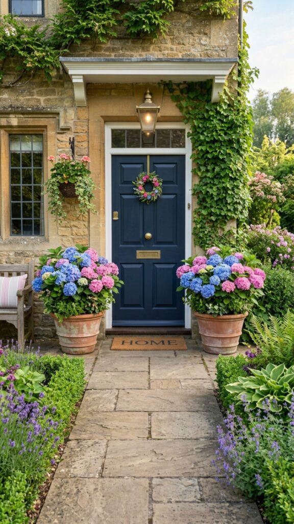 1. Flank Your Front Door with Matching Planters
