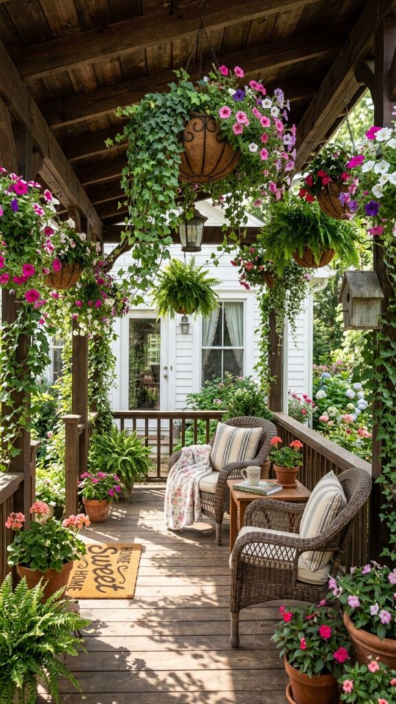 1. Hang Trailing Plants From the Ceiling