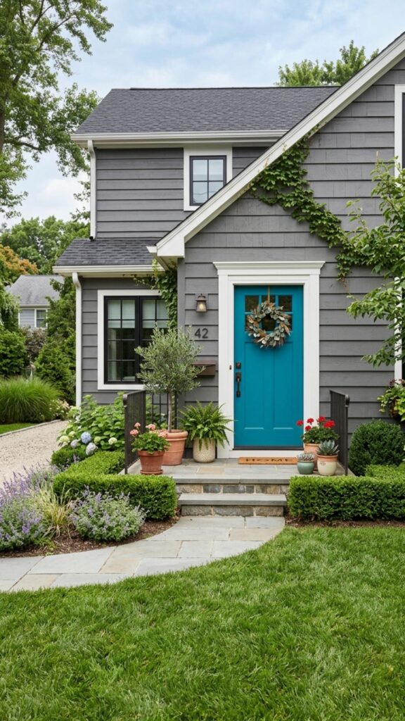 1. Paint the Front Door a Bold Color