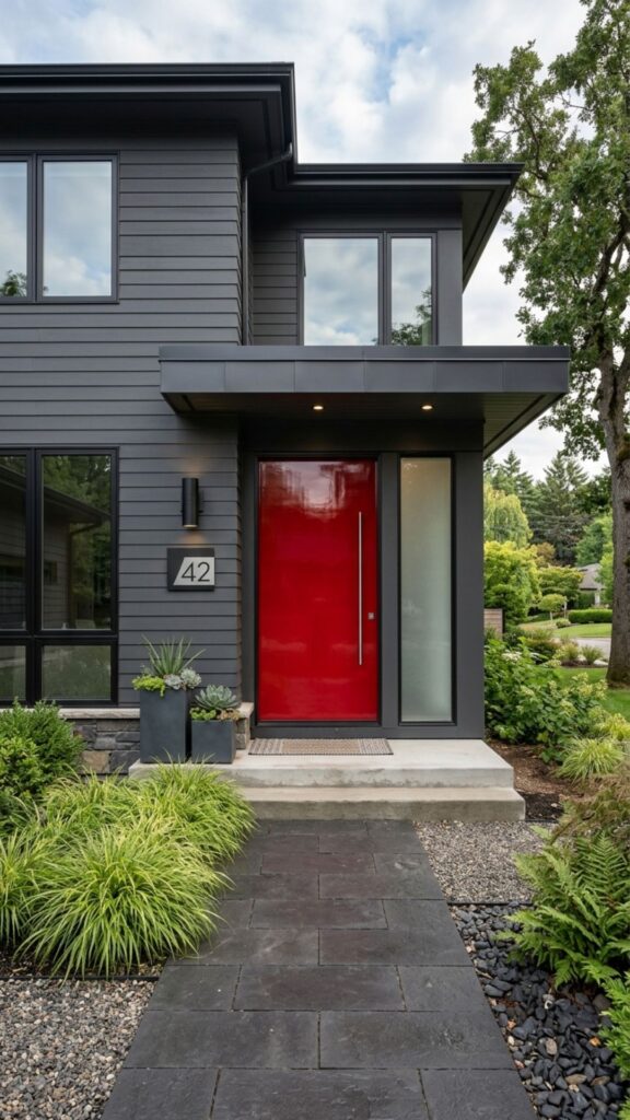 1. Paint the Front Door a Bold Color