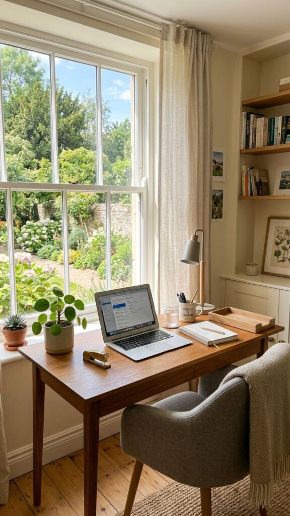 1. Place Your Desk Near a Window for Natural Light