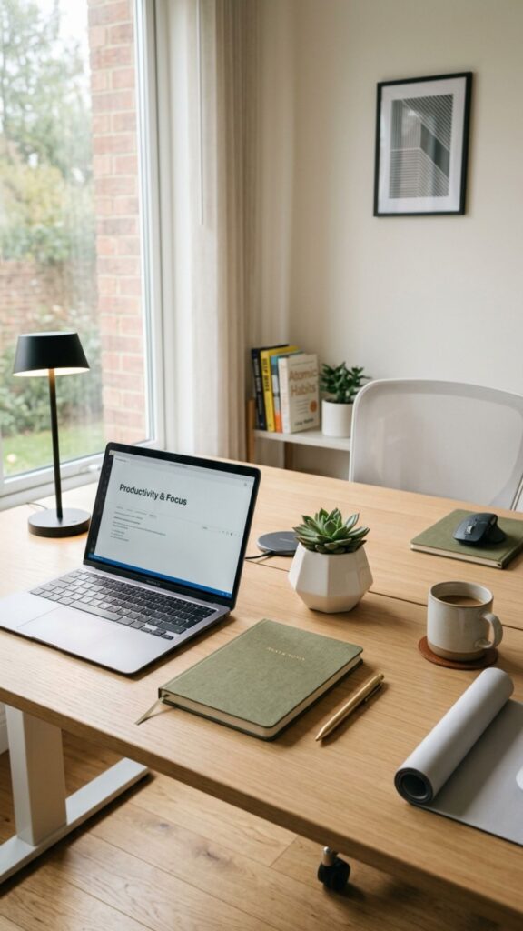 1. Start With a Clean, Simple Desk
