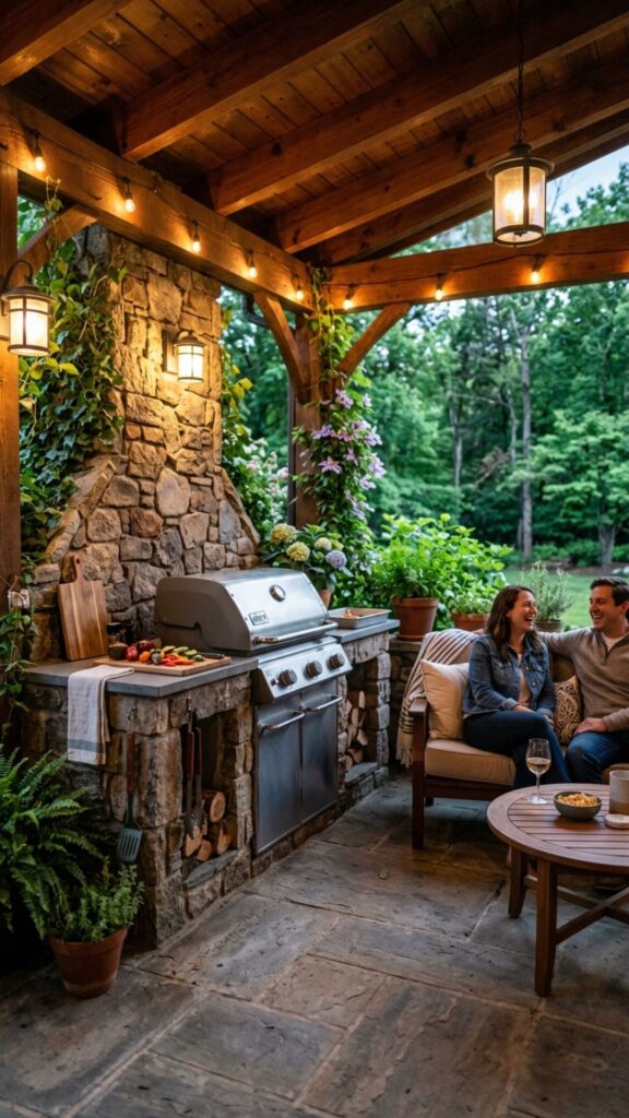 1. Start With a Compact Built-In Grill Station