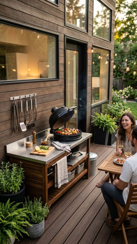 1. Start With a Compact Grill Station
