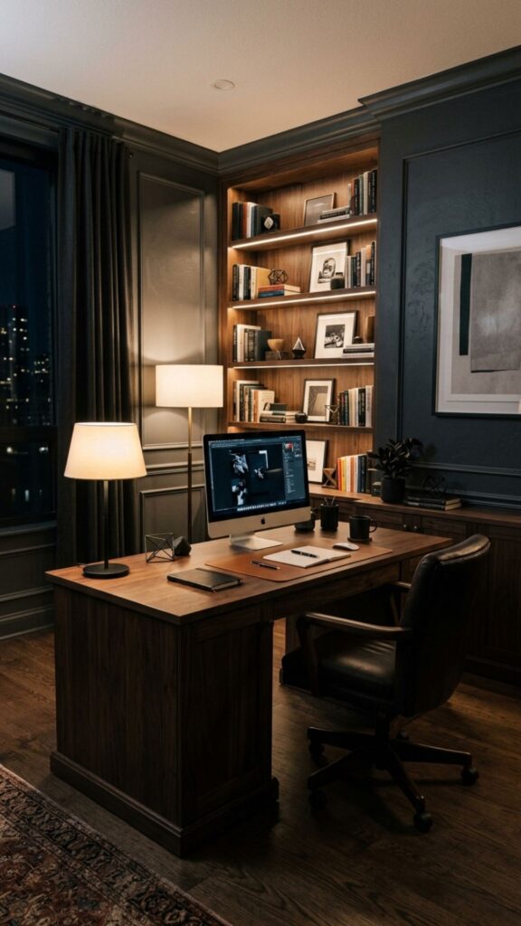 1. Start With a Dark, Moody Color Palette