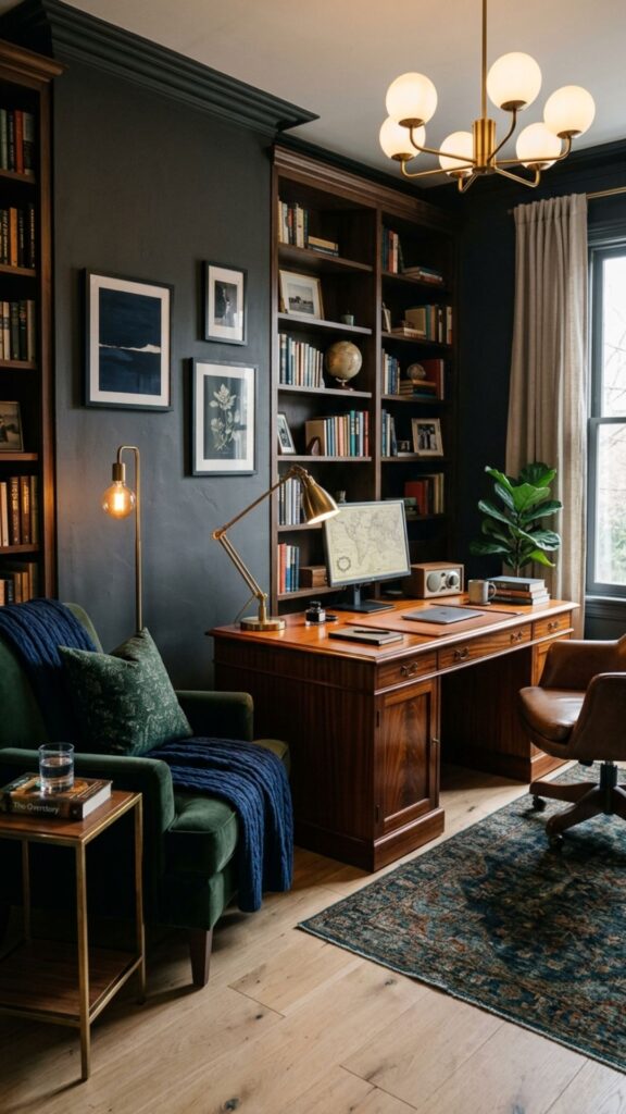1. Start With a Deep, Moody Color Palette