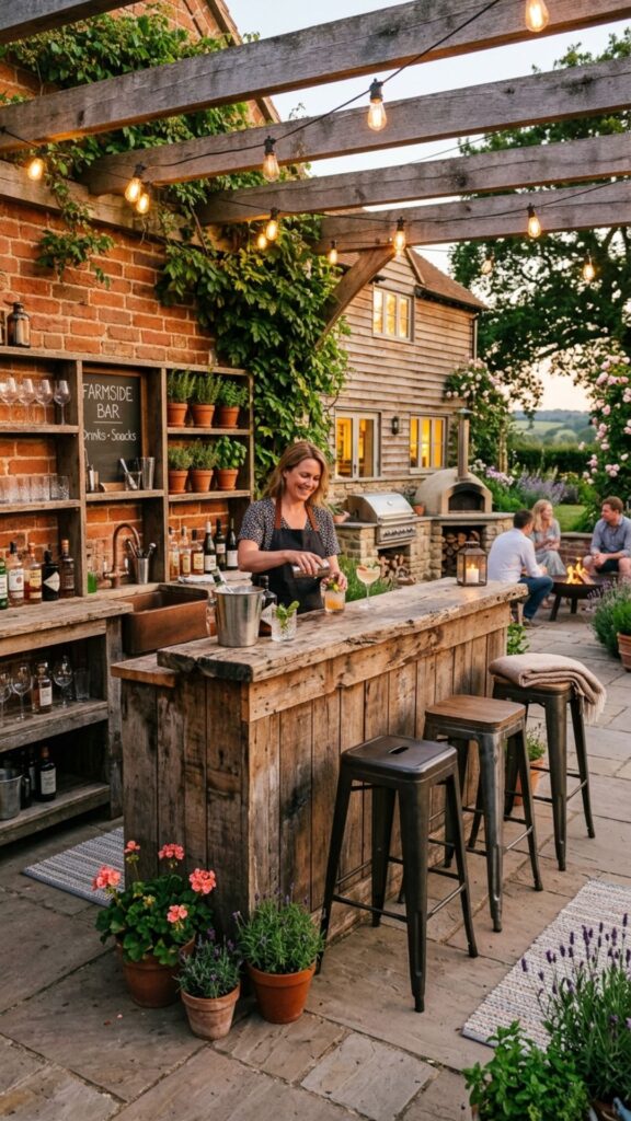 1. Start With a Reclaimed Wood Bar
