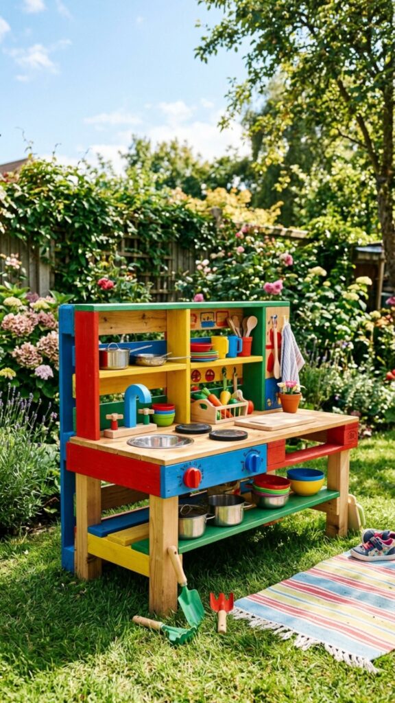 1. The Classic Pallet Play Kitchen