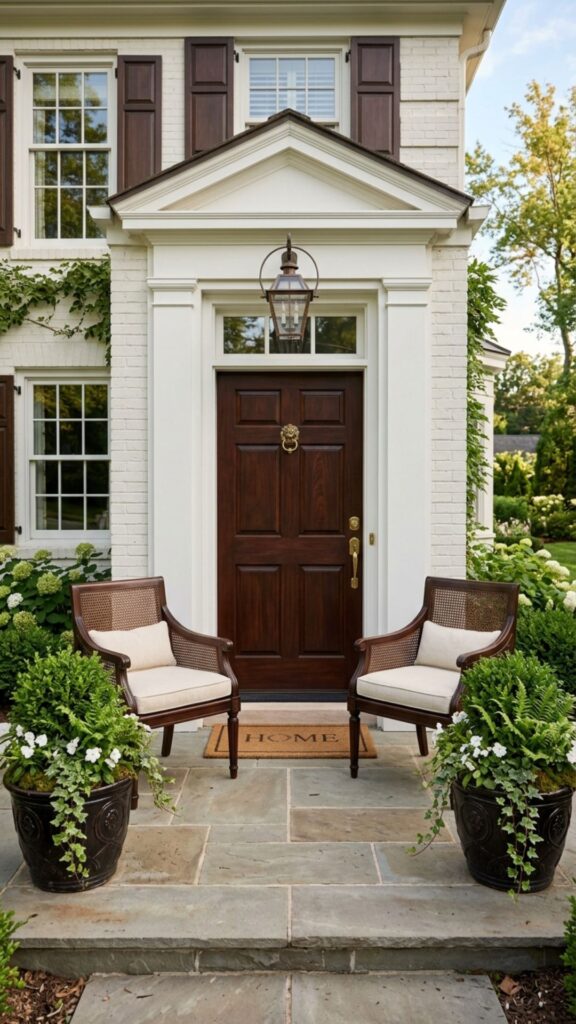 10. A Symmetrical Duo Flanking the Door