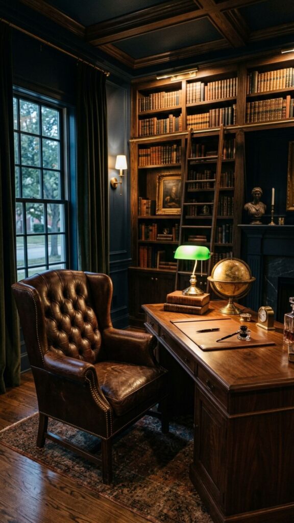 10. Add Leather Furniture for a Sophisticated Touch