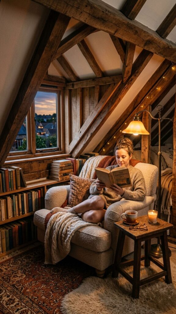 10. Add a Comfortable Reading Corner