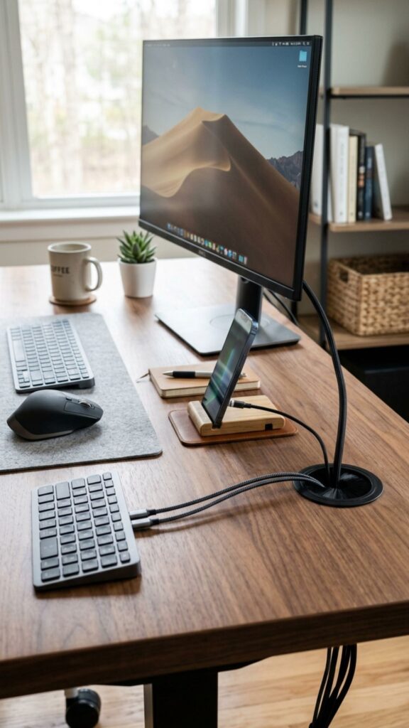 10. Add a Desk Grommet