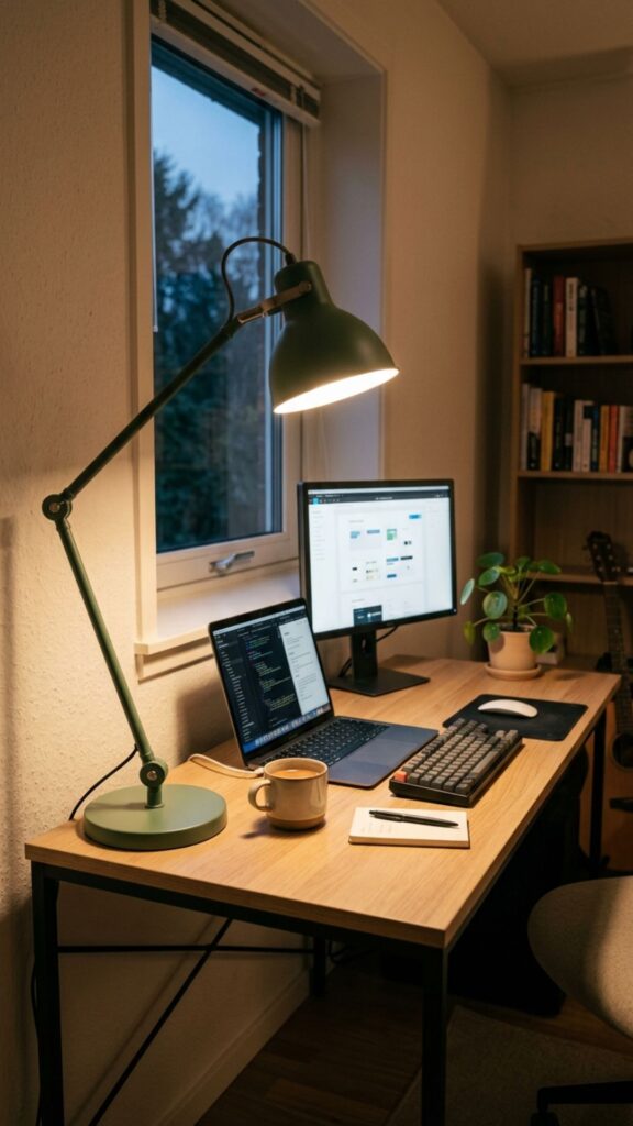 10. Add a Statement Desk Lamp