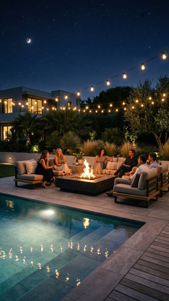 10. Build a Fire Feature for Cool Nights