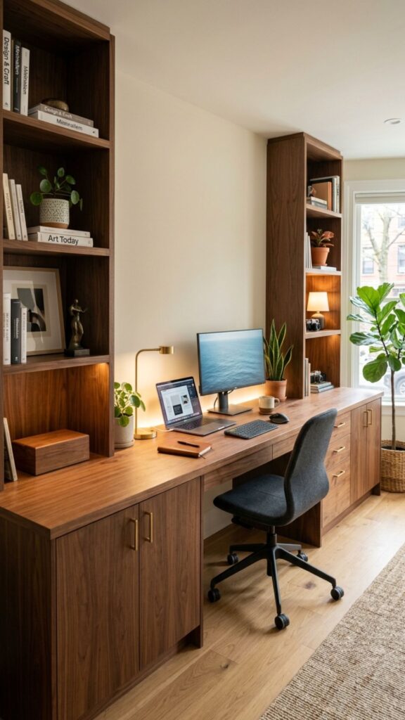 10. Combine Open Shelves and Closed Storage