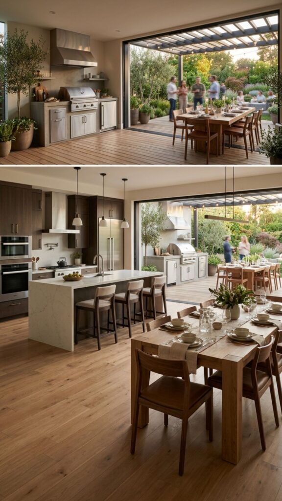 10. Combine Your Kitchen and Dining Area