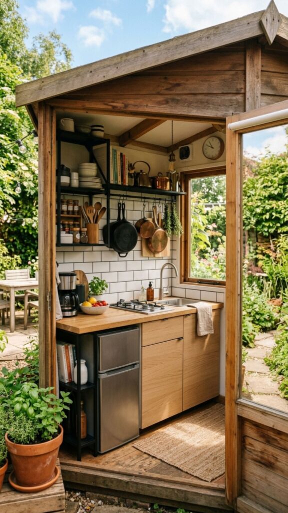 10. Compact Enclosed Kitchen Nook