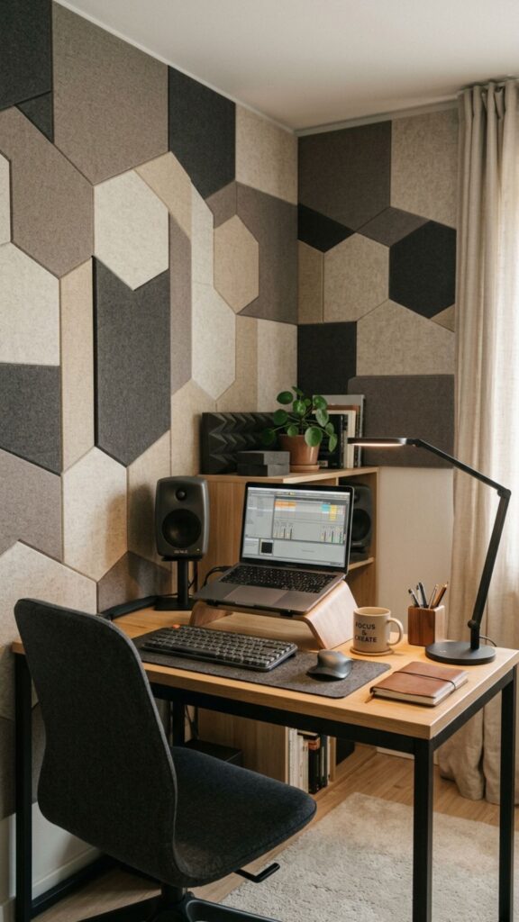10. Cover a Corner With Acoustic Panels