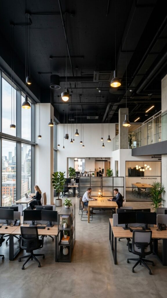 10. Create a Black Accent Ceiling for a Dramatic Effect