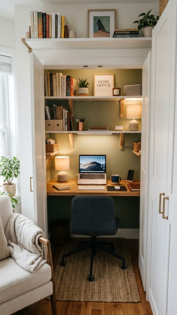 10. Create a Closet Office