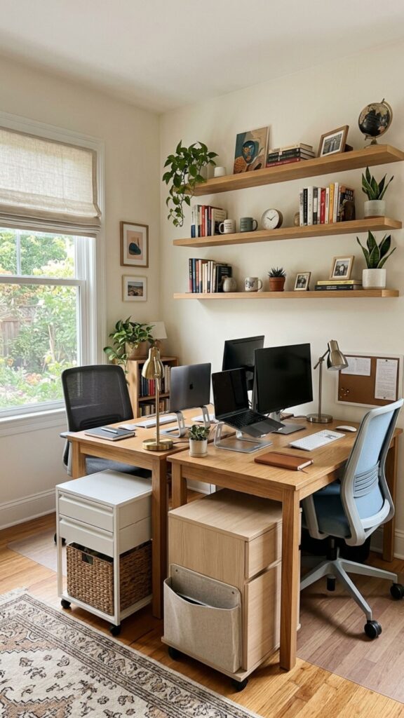 10. Create a Two-Person Office in a Small Room