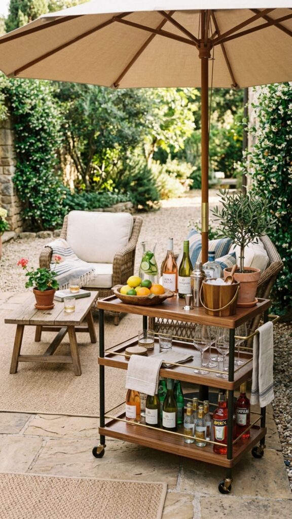 10. Create an Outdoor Beverage Cart