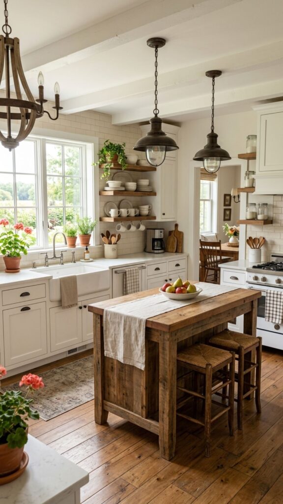 10. Farmhouse Style Cabinets