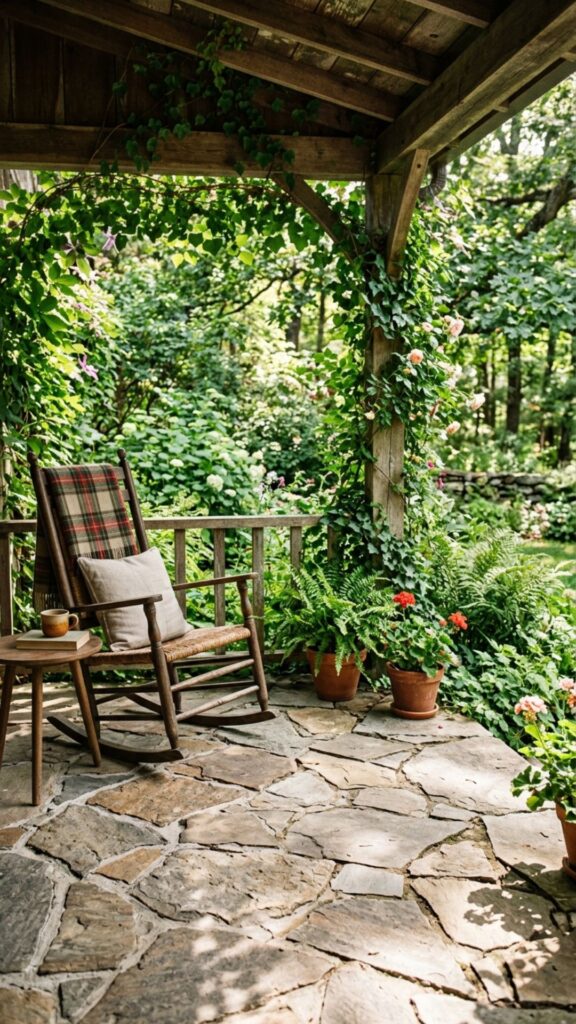10. Flagstone for a Rustic, Natural Feel