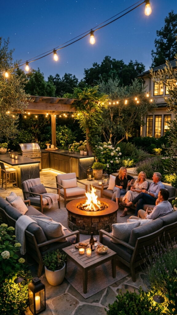 10. Incorporate a Fire Pit Lounge