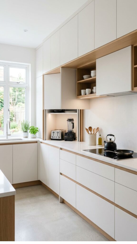 10. Install Hidden Appliance Cabinets