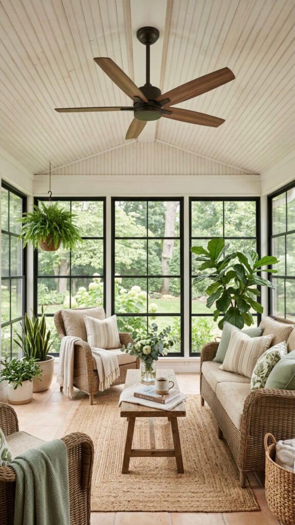 10. Install a Ceiling Fan for Comfort