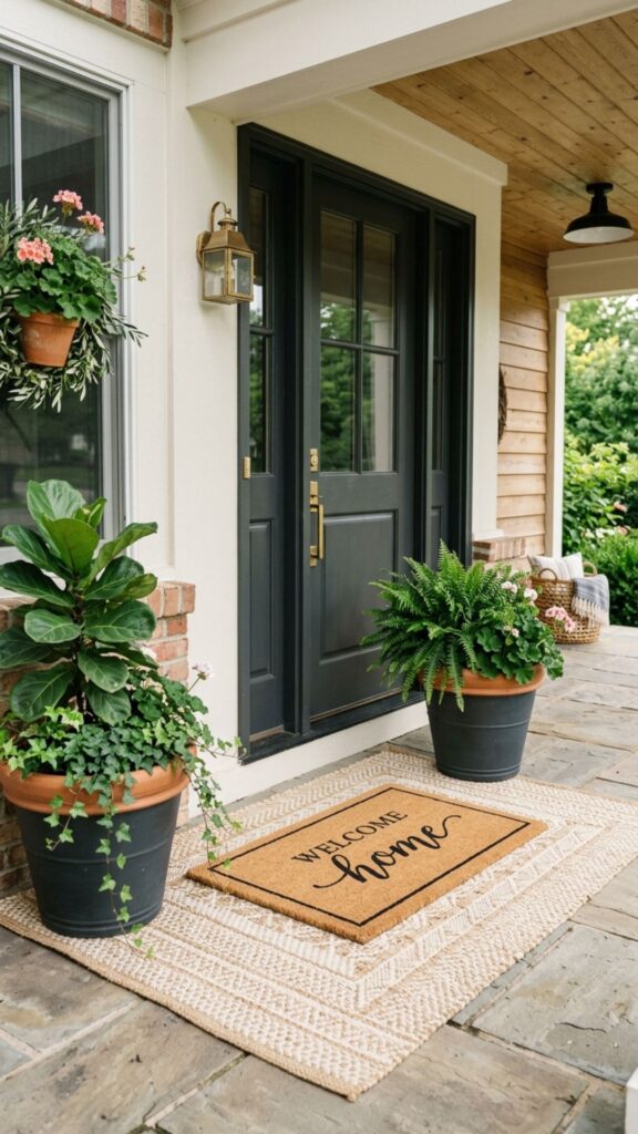10. Lay Down a Layered Doormat Combo