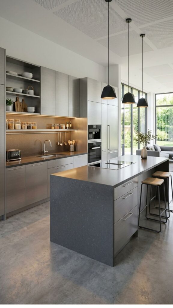 10. Modular Aluminum Kitchen Cabinets