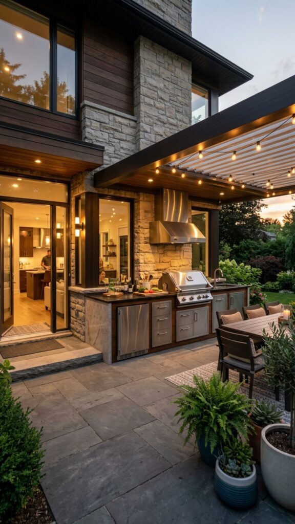 10. Place the Kitchen Near the House