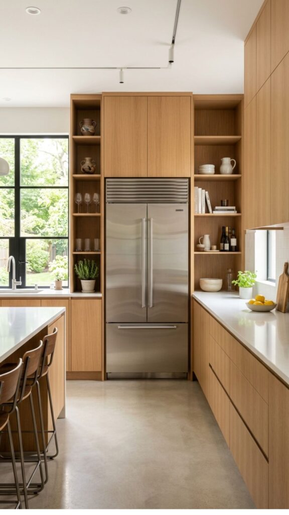 10. Refrigerator With Side Storage Towers