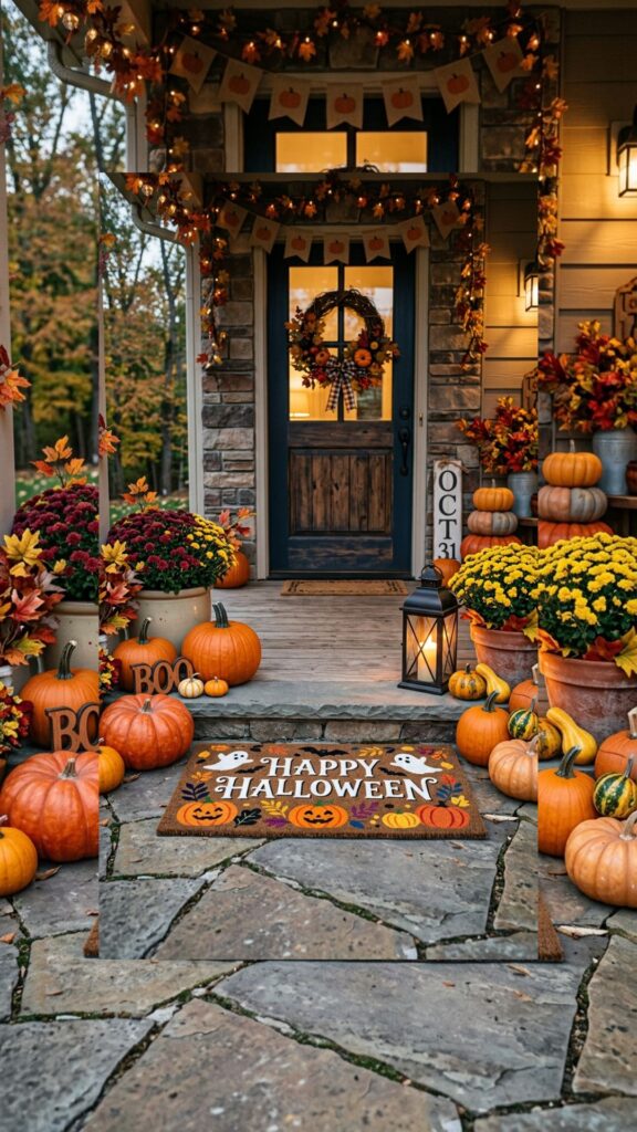 10. Roll Out a Halloween Doormat