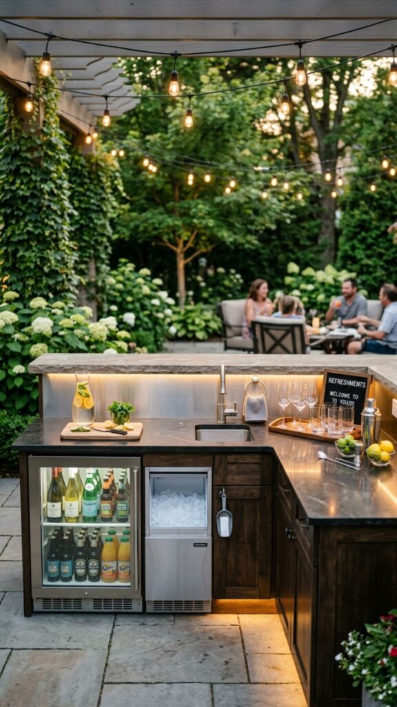 10. Set Up a Dedicated Beverage Center