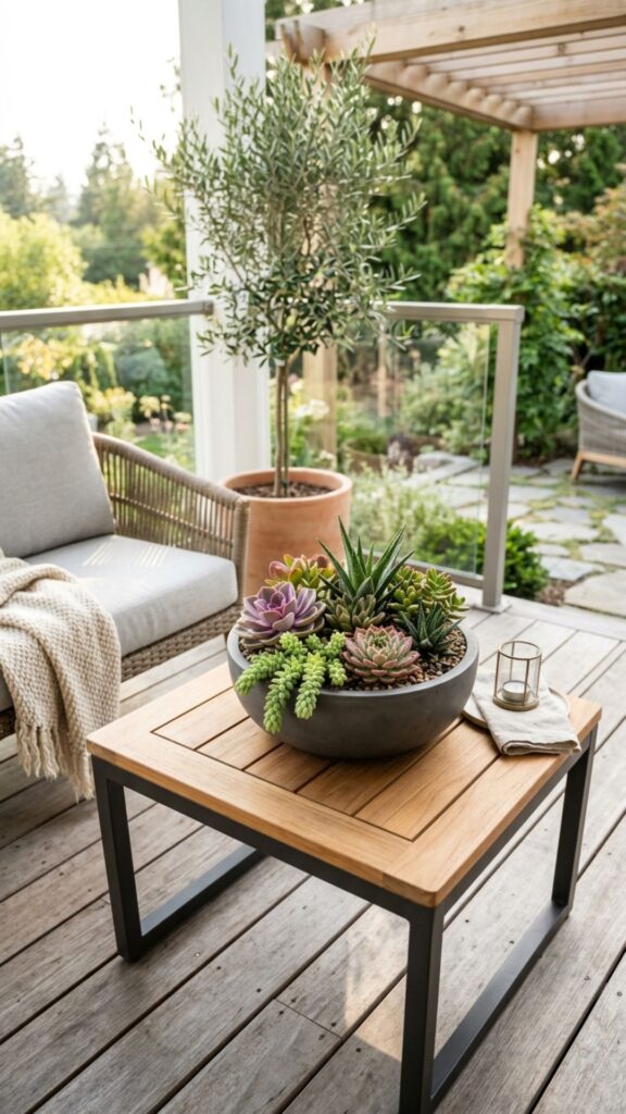 10. Try Succulents for Low Maintenance