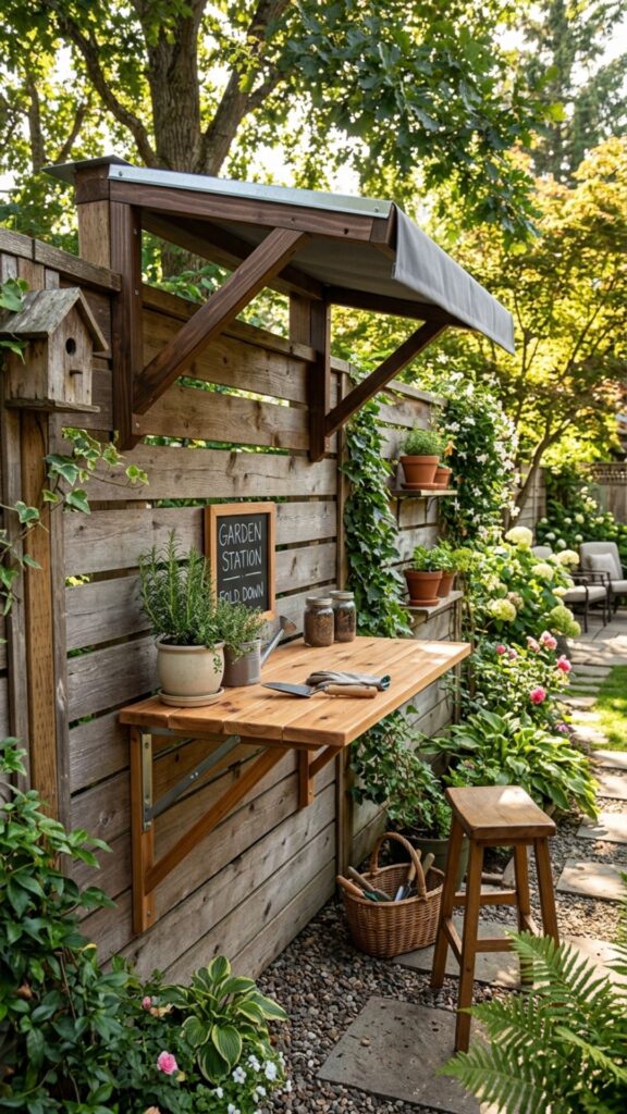 10. Use a Fold-Down Counter Against a Fence