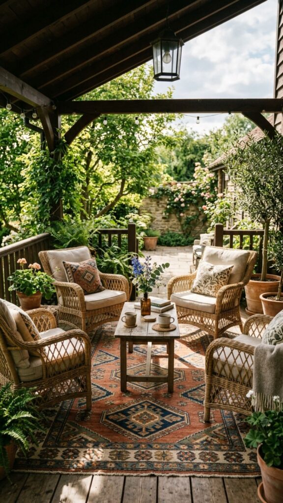 10. Use an Outdoor Rug