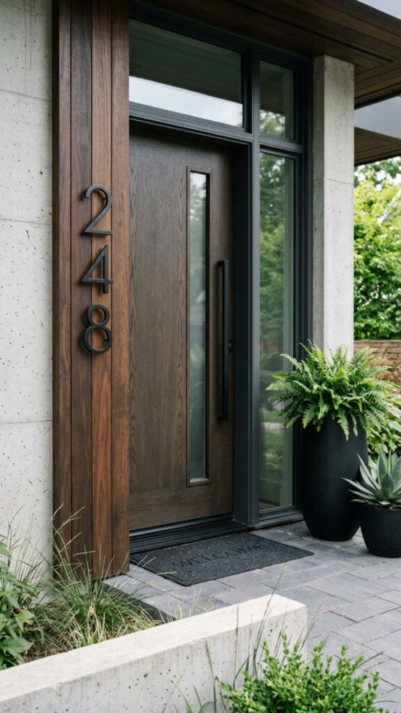 11. Add House Numbers with Style
