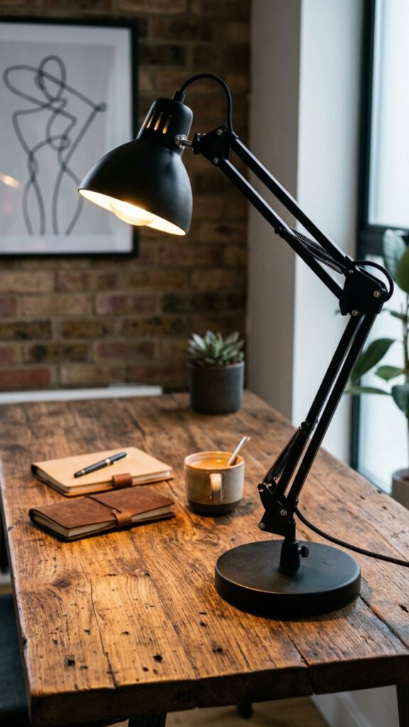 11. Add Industrial-Style Task Lighting