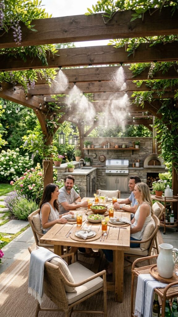 11. Add Misting Systems for Extra Cooling