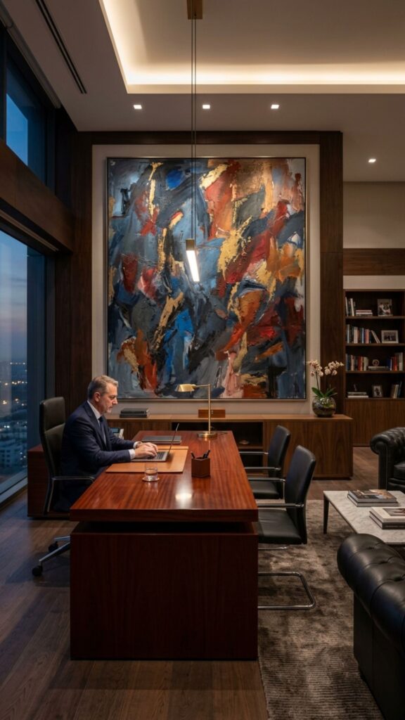 11. Display Large-Scale Artwork