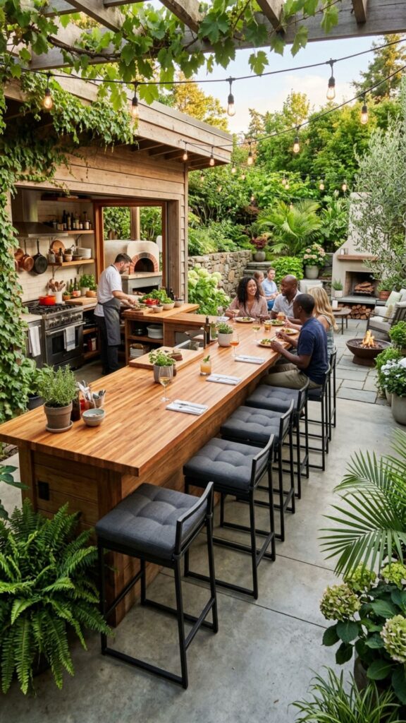 11. Extend the Counter Into a Dining Bar