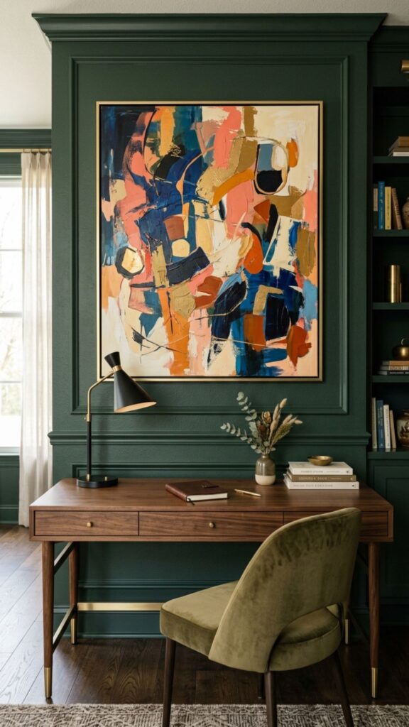 11. Hang Oversized Artwork