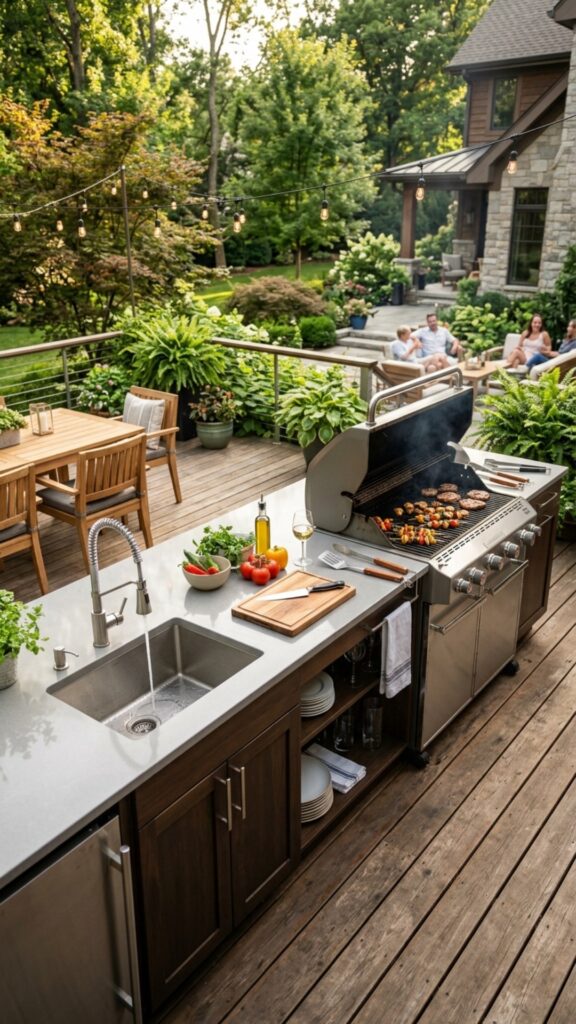 11. Include an Outdoor Sink