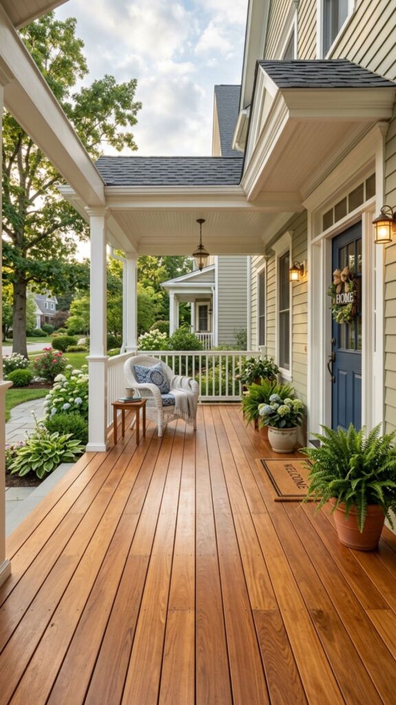 11. Install Porch Flooring Upgrades