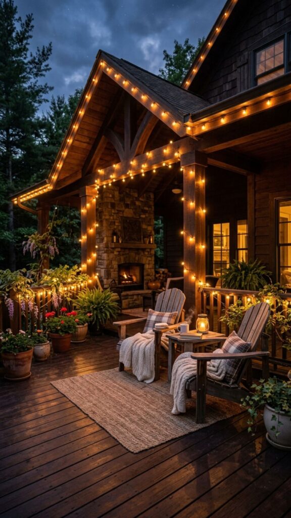 11. Install Warm String Lights